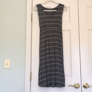 🌸Gray stripe tie maternity dress🌸